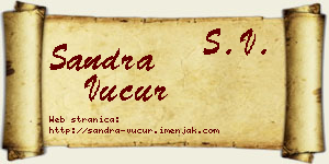 Sandra Vučur vizit kartica
